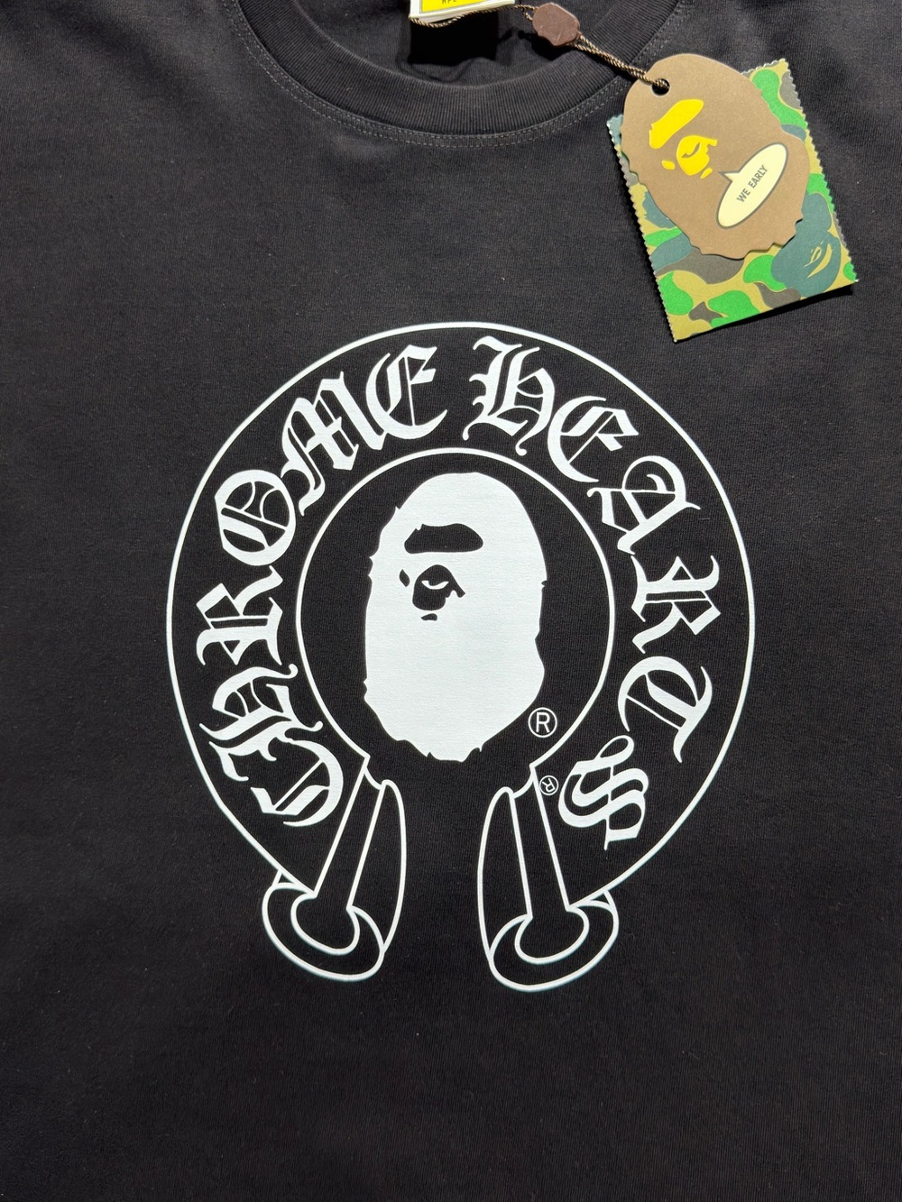 BAPE x Chrome Hearts T-shirt ‘Black’ - Picture 3 of 9